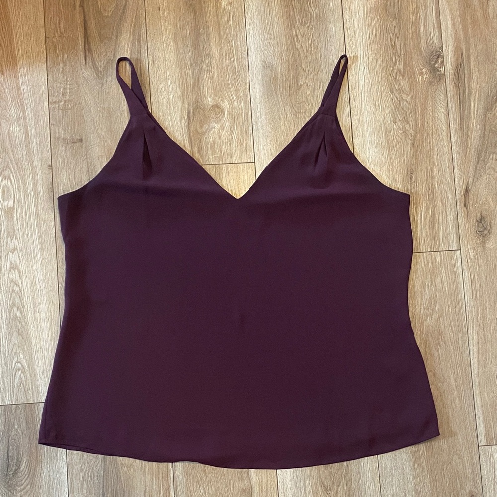 RW&CO. Burgundy V-neck Camisole Top